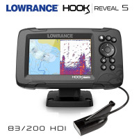 Lowrance Hook REVEAL 5 | 83/200 HDI сонда